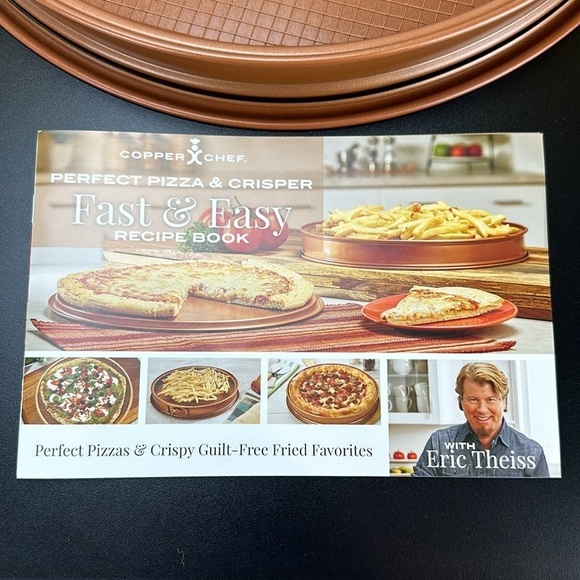 Copper Chef Perfect Pizza & Crisper Pan Guilt Free Fried Favorites - Picture 5 of 9